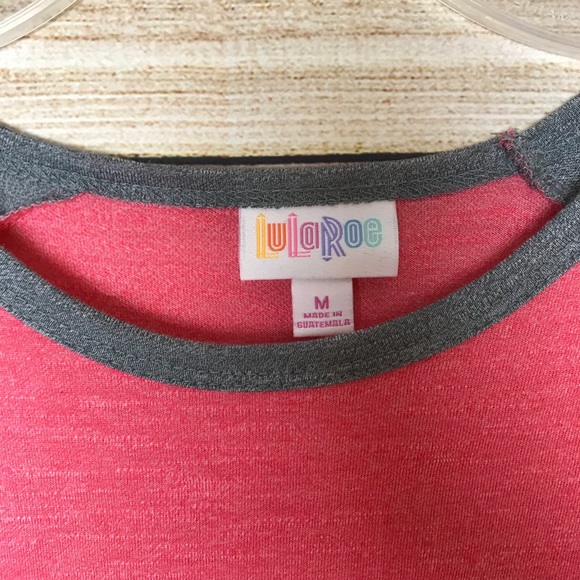 Pink and gray medium Lularoe Randy - Picture 3 of 4